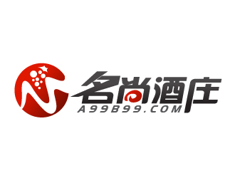 曉熹的名尚酒莊進口紅酒logo設(shè)計