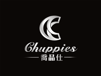 英文:chuppies 中文:喬品仕logo設(shè)計(jì)