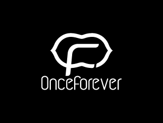 周金進(jìn)的英文:onceforever +中文:萬姿艾唯logo設(shè)計