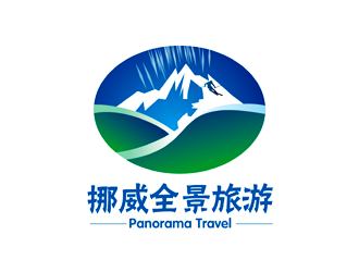 譚家強的挪威全景旅游logo設(shè)計
