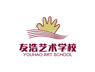 姚烏云的友浩藝術學校logo設計