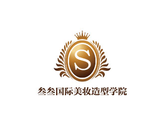 鐘炬的叁叁國(guó)際美妝造型學(xué)院logo設(shè)計(jì)