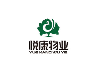 鐘炬的重慶悅康物業(yè)管理有限公司標志logo設計