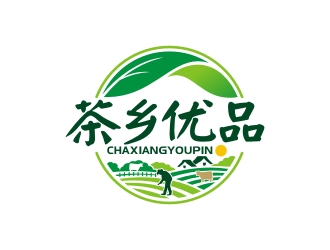 曾翼的茶鄉(xiāng)優(yōu)品農(nóng)產(chǎn)品logo設(shè)計(jì)