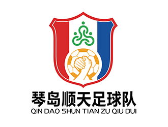 潘樂的琴島順天足球隊logologo設(shè)計