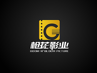 槍花影業(yè)logo設計