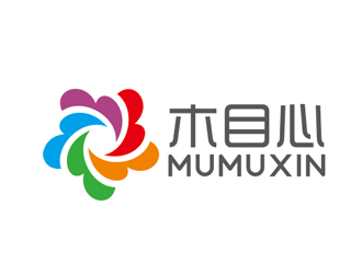 趙鵬的木目心藝術教育logo設計