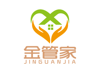 趙軍的金管家/廣東金管家家政服務(wù)有限公司logo設(shè)計