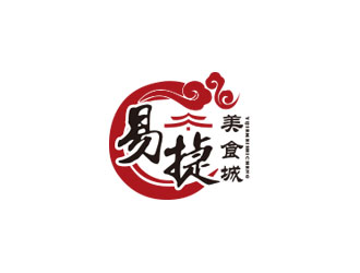 朱紅娟的易捷美食城logo設(shè)計