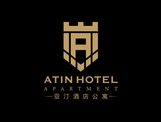 孫金澤的亞汀酒店公寓 ATIN HOTEL APARTMENTlogo設(shè)計
