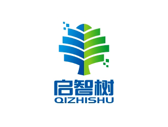 曾翼的啟智樹logo設計