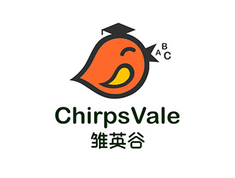 吳曉偉的雛英谷/ChirpsVale英語教育logo設(shè)計(jì)logo設(shè)計(jì)