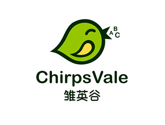 吳曉偉的雛英谷/ChirpsVale英語教育logo設(shè)計(jì)logo設(shè)計(jì)