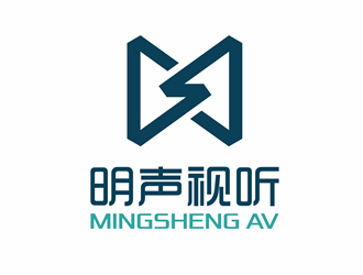 明聲視聽logo設(shè)計(jì)