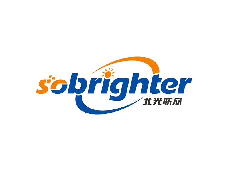 logo內容：sobrighter      公司名稱：北京北光聯(lián)眾儀器科技有限公司logo設計