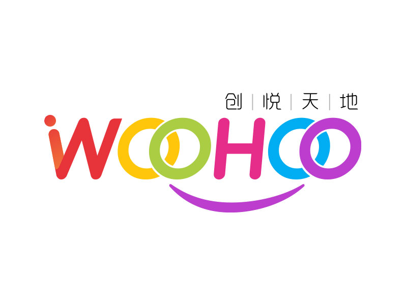中文名：創(chuàng)悅天地    ；  英文名：WOOHOOlogo設(shè)計(jì)