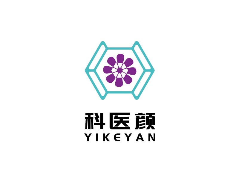 李寧的科醫(yī)顏logo設計