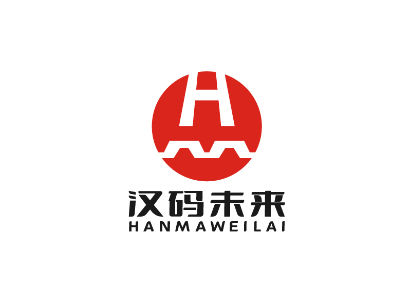 李寧的公司名:漢碼教育科技(無錫)有限公司 品牌名:漢碼未來logo設(shè)計