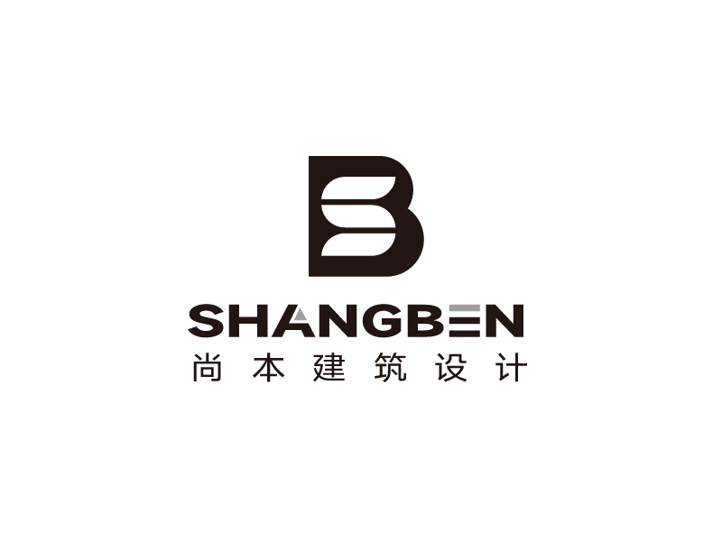 張俊的尚本建筑設計logo設計