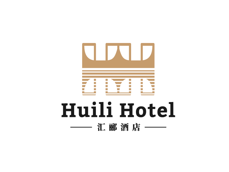 李寧的匯酈酒店 Huili Hotellogo設計