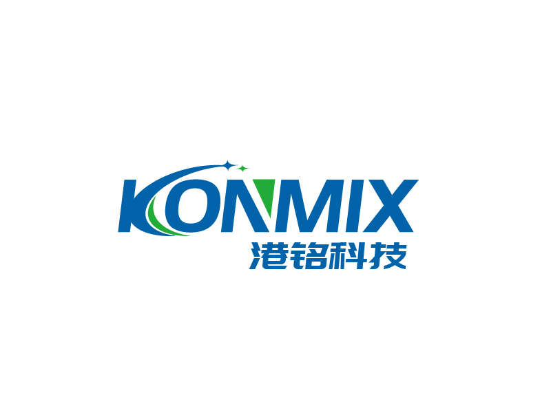 張俊的KONMIX  + 港銘科技logo設(shè)計