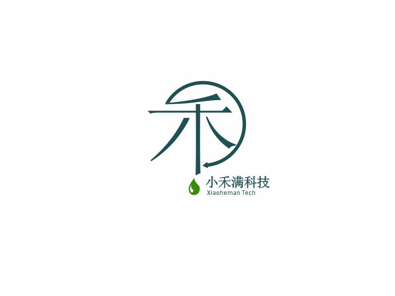 向紅的深圳小禾滿科技有限公司logo設(shè)計