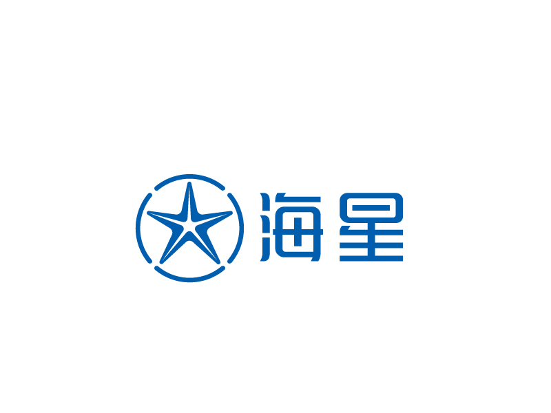 張俊的泳池清潔機器人公司旗下的海星品牌logo設(shè)計