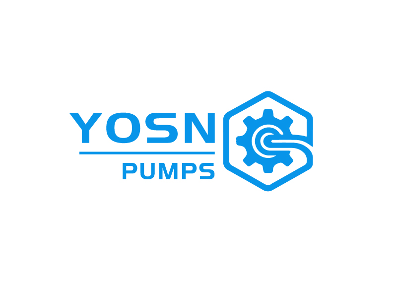李寧的用YOSN PUMPS字母，涌順泵業(yè)結(jié)合設(shè)計(jì)。也可以不用中文logo設(shè)計(jì)
