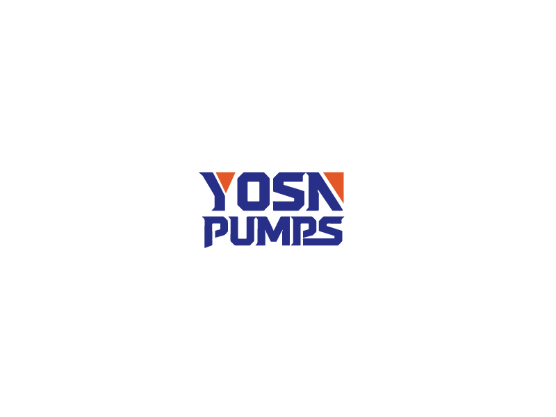 秦光華的用YOSN PUMPS字母，涌順泵業(yè)結(jié)合設(shè)計(jì)。也可以不用中文logo設(shè)計(jì)